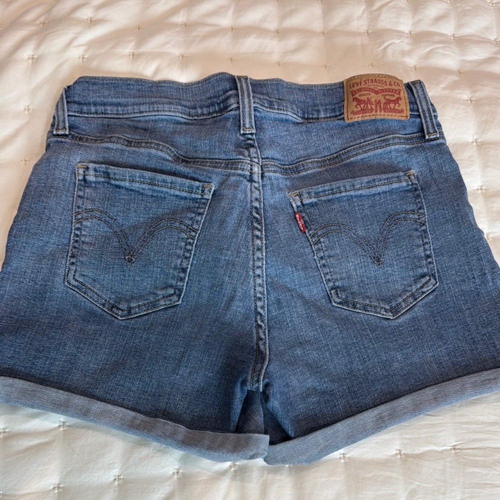 Levi's Blue Jean Shorts Classic Style